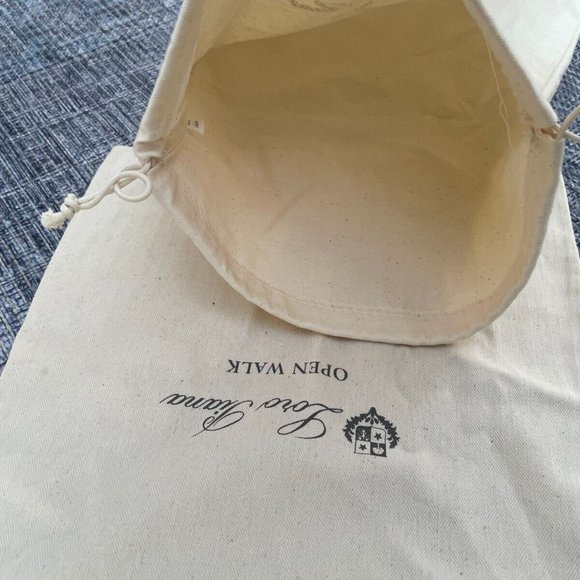 Loro Piana Open Walk Dust Bags Draw String Storage Bag Cotton Bag Made in Italy - Picture 9 of 12